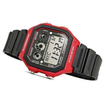 Zegarek Męski CASIO 10 bar do Pływania AE-1300WH-4AVDF