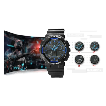 Zegarek Męski CASIO G-SHOCK GA-100-1A2ER + BOX