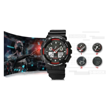 Zegarek Męski CASIO G-SHOCK GA-100-1A4ER + BOX