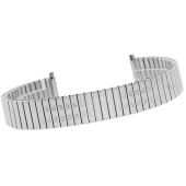 Bransoleta rozciągana Srebrna HQ  12 do 16 mm 113S-12/16