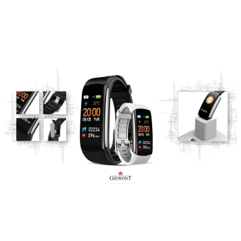 Smartband Giewont Fit&GO Duo GW200-2 - Black/Ice White