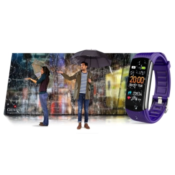 Smartband Giewont Fit&GO Duo GW200-3 - Black/Flora Violet