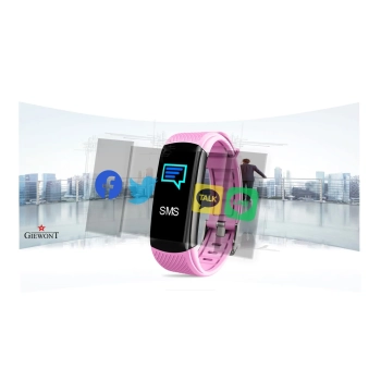 Smartband Giewont Fit&GO Duo GW200-4 - Black/Think Pink