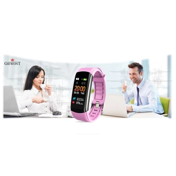 Smartband Giewont Fit&GO Duo GW200-4 - Black/Think Pink