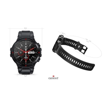 Smartwatch Giewont Focus SmartCall GW430-1 - Carbon