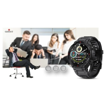 Smartwatch Giewont Focus SmartCall GW430-1 - Carbon