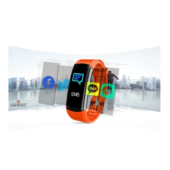 Smartband Giewont Fit&GO Duo GW200-9 - Black/Orange Power