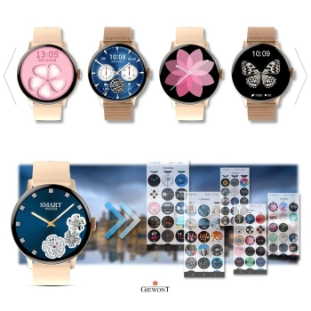 Smartwatch Giewont Supernova SmartCall GW330-1 Rose Gold Shine/Powder Pink