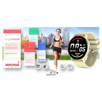 Smartwatch Giewont Sport Around GW120-6 - Ivory Effect