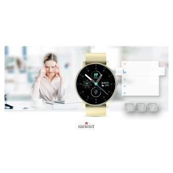 Smartwatch Giewont Sport Around GW120-6 - Ivory Effect