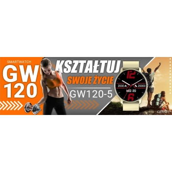 Smartwatch Giewont Sport Around GW120-6 - Ivory Effect