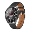 Smartwatch Rubicon RNCE88-1 Czarny- Czarny Pasek Silikonowy + Czarny Pasek Skórzany