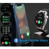 Smartwatch Rubicon RNCE88-1 Czarny- Czarny Pasek Silikonowy + Czarny Pasek Skórzany