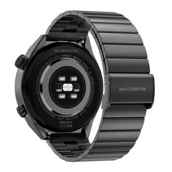 Smartwatch Rubicon RNCE99-2 Czarno-Czarny + Czarny Pasek Silikonowy