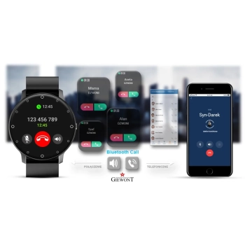 Smartwatch Giewont Sport Around PRO SmartCall GW120-2 PRO - Carbon
