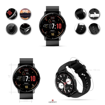 Smartwatch Giewont Sport Around PRO SmartCall GW120-2 PRO - Carbon