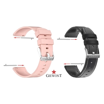 Teleskop GIEWONT Stalowy 18 mm do Pasek/Bransoleta SMARTWATCH GWT18