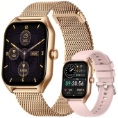 Smartwatch Damski Rubicon RNCF03-5 Różowe złoto + 2 Paski
