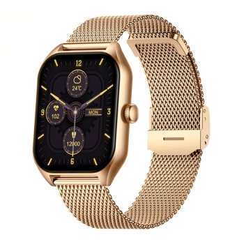Smartwatch Damski Rubicon RNCF03-5 Różowe złoto + 2 Paski