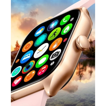 Smartwatch Damski Rubicon RNCF03-5 Różowe złoto + 2 Paski