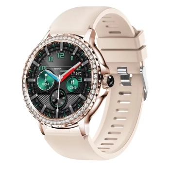 Smartwatch Damski Rubicon RNCF19-1 Różowe Złoto  Bransoleta + Pasek