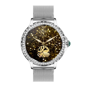 Smartwatch Damski Rubicon RNCF19-1 Silver  Bransoleta + Pasek