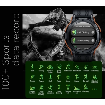 Smartwatch Męski Rubicon RNCF26-1 BLACK