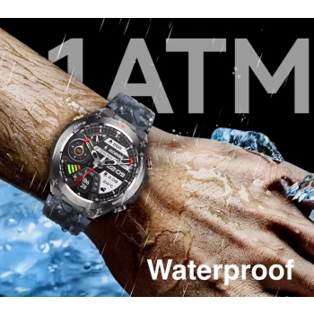 Smartwatch Męski Rubicon RNCF37-1 GPS BLACK