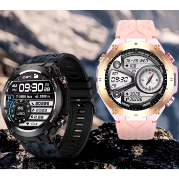 Smartwatch Męski Rubicon RNCF37-1 GPS BLACK