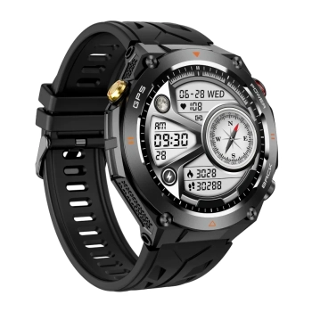 Smartwatch Męski Rubicon RNCF37-1 GPS BLACK