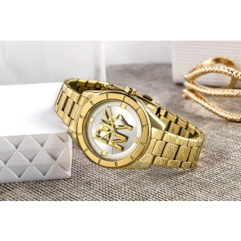 Zegarek Damski DKNY Chambers Midi Gold DK1L016M0065 + BOX