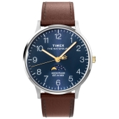 Zegarek Męski TIMEX Waterbury Classic Moon Phase TW2W75600 + BOX