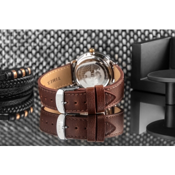 Zegarek Męski TIMEX Waterbury Classic Moon Phase TW2W75600 + BOX